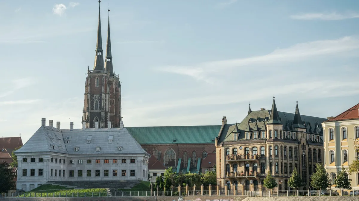 Historyczna architektura Wrocławia - zdjęcie ilustracyjne